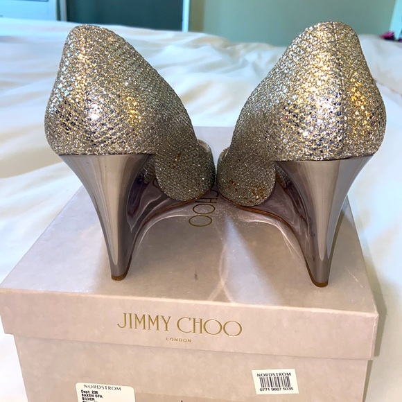 Jimmy choo Baxen wedges. Comfy and elegant! Wear under gowns/dresses - Picture 3 of 9